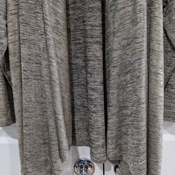 Calvin Klein Women's Open Front Drape Cardigan 1X Gold - Picture 6 of 14